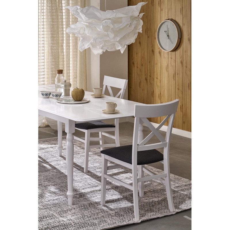 NELSON stół rozkładany, biały (1p1szt)