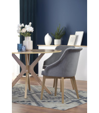 NICOLAS stół okrągły dąb naturalny (1p1szt)