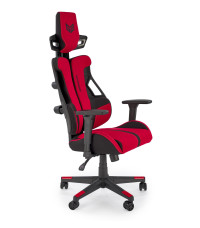 NITRO 2 fotel gabinetowy tkanina, czerwony / czarny (1p1szt)