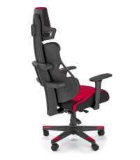 NITRO 2 fotel gabinetowy tkanina, czerwony / czarny (1p1szt)