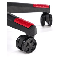 NITRO 2 fotel gabinetowy tkanina, czerwony / czarny (1p1szt)