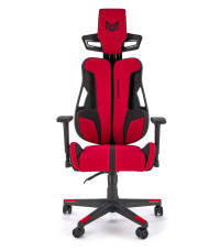 NITRO 2 fotel gabinetowy tkanina, czerwony / czarny (1p1szt)