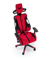 NITRO 2 fotel gabinetowy tkanina, czerwony / czarny (1p1szt)