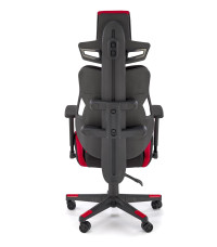 NITRO 2 fotel gabinetowy tkanina, czerwony / czarny (1p1szt)