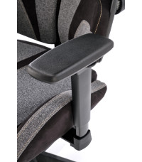 NITRO 2 fotel gabinetowy tkanina, popielaty / czarny (1p1szt)