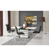 NORD stół biało-czarny (3p1szt)