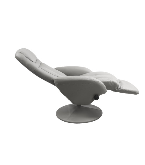 OPTIMA recliner popielaty