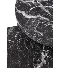 OREO zestaw dwóch ław czarny marmur / czarny (1p1szt)