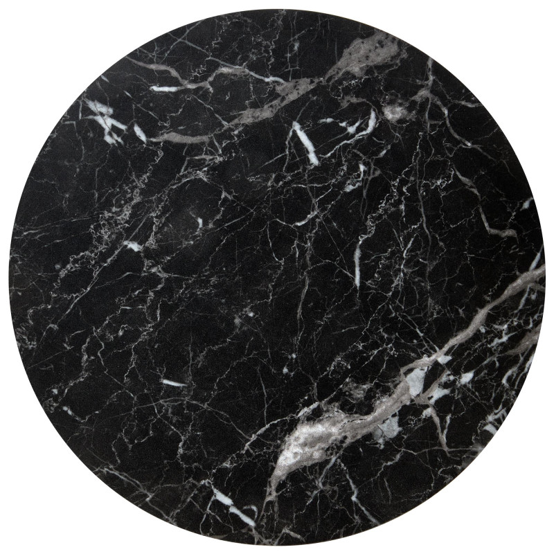 OREO zestaw dwóch ław czarny marmur / czarny (1p1szt)