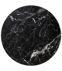 OREO zestaw dwóch ław czarny marmur / czarny (1p1szt)