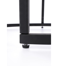 OREO zestaw dwóch ław orzechowy / czarny (1p1szt)