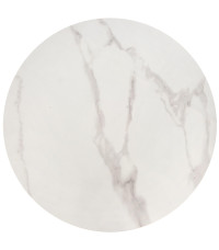 OSARIO zestaw 2 ław biały marmur / biały (2p1szt)