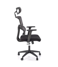 PABLO fotel gabinetowy popielaty / czarny