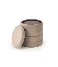 PACHO zestaw 2 puf, beżowy (1p1set)