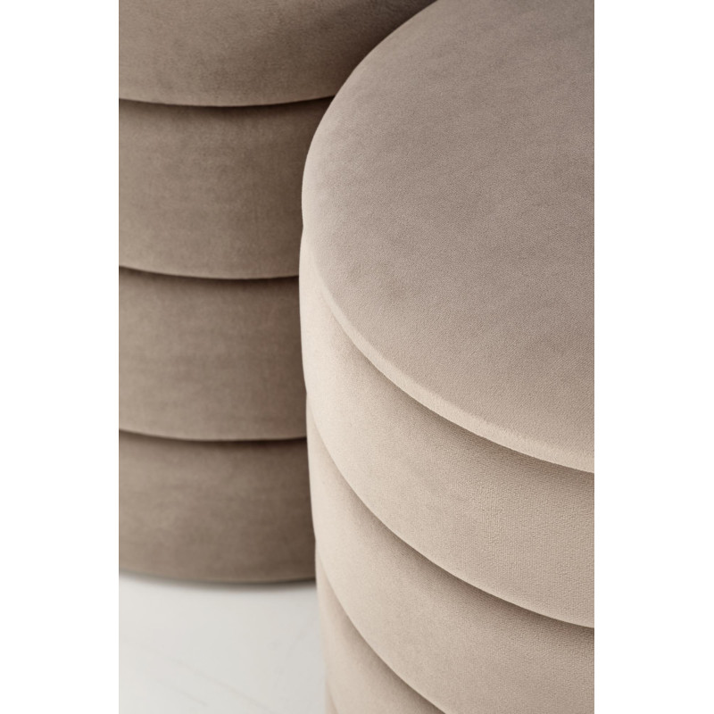 PACHO zestaw 2 puf, beżowy (1p1set)