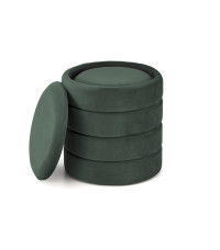 PACHO zestaw 2 puf, c.zielony (1p1set)