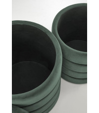 PACHO zestaw 2 puf, c.zielony (1p1set)