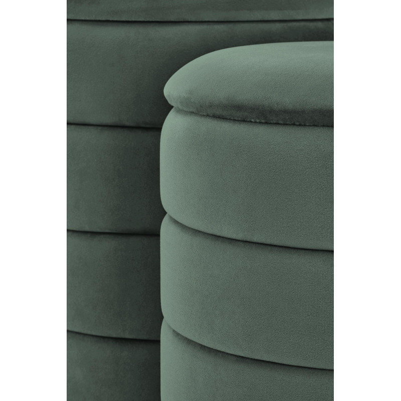 PACHO zestaw 2 puf, c.zielony (1p1set)