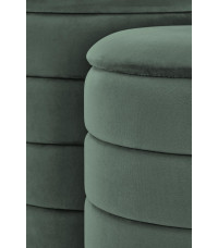 PACHO zestaw 2 puf, c.zielony (1p1set)