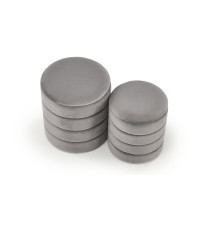 PACHO zestaw 2 puf, popielaty (1p1set)