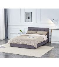 PADVA 140cm łóżko z pojemnikiem popielaty (2p1szt)