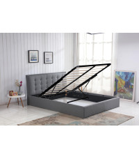 PADVA 160cm łóżko z pojemnikiem popielaty (2p1szt)