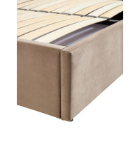 PALAZZO łóżko 160, beżowy / złoty (3p1szt)