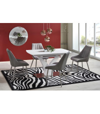 PALERMO stół rozkładany biały mat (3p1szt)