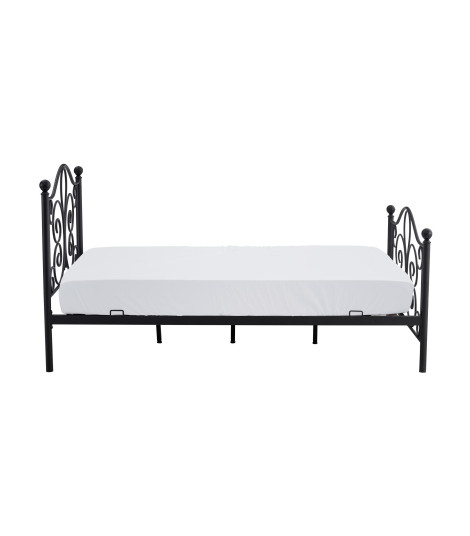 PANAMA 120 cm łóżko metalowe czarny (2p1szt)