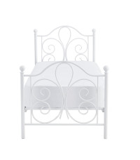 PANAMA 90 cm łóżko metalowe biały (2p1szt)
