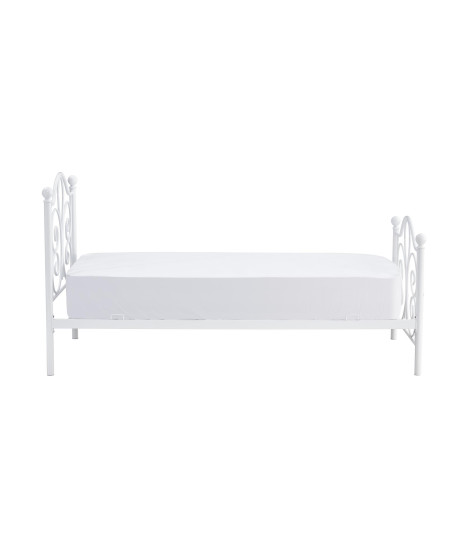 PANAMA 90 cm łóżko metalowe biały (2p1szt)