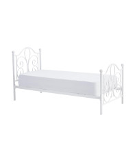 PANAMA 90 cm łóżko metalowe biały (2p1szt)