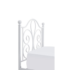 PANAMA 90 cm łóżko metalowe biały (2p1szt)