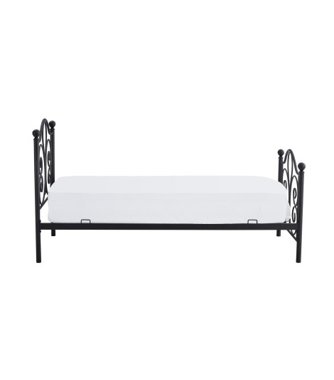 PANAMA 90 cm łóżko metalowe czarny (2p1szt)