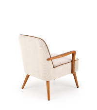 PASTORE fotel wypoczynkowy jasny beż / jasny orzech (1p1szt)