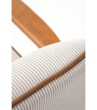 PASTORE fotel wypoczynkowy jasny beż / jasny orzech (1p1szt)