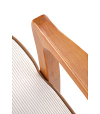 PASTORE fotel wypoczynkowy jasny beż / jasny orzech (1p1szt)