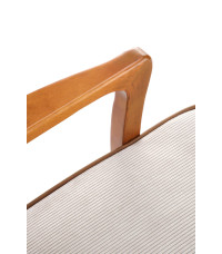 PASTORE fotel wypoczynkowy jasny beż / jasny orzech (1p1szt)