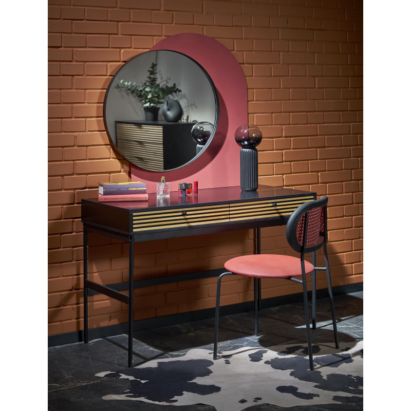 PATINA lustro ścienne, czarny (1p1szt)