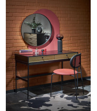 PATINA lustro ścienne, czarny (1p1szt)