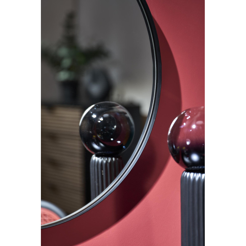 PATINA lustro ścienne, czarny (1p1szt)