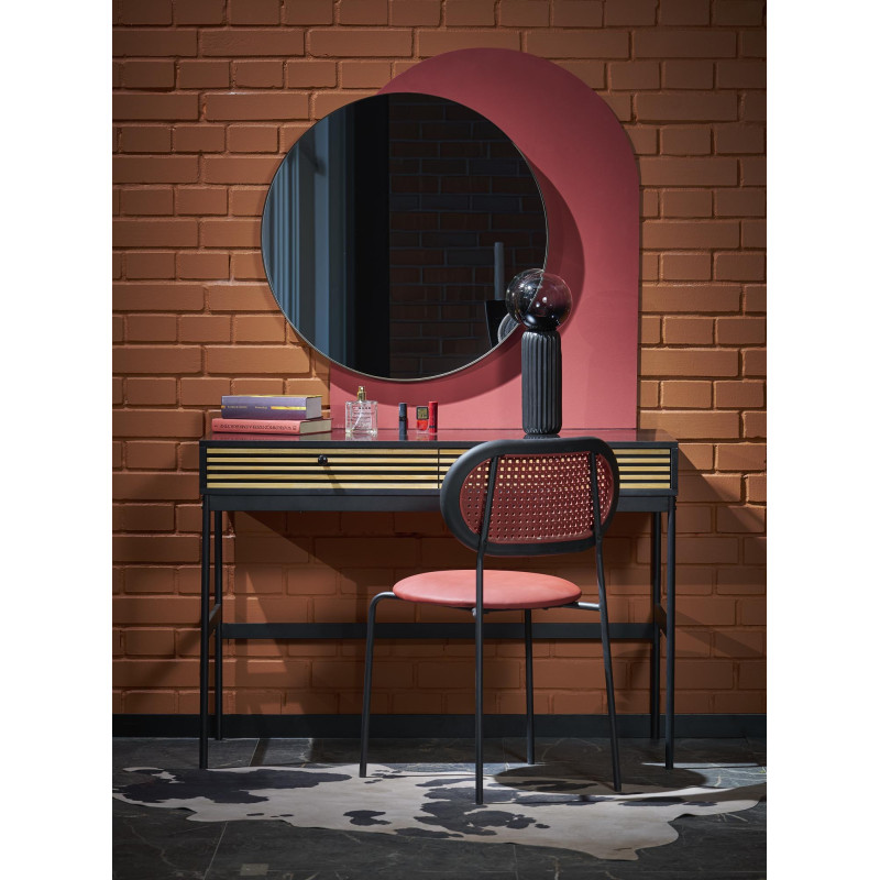 PATINA lustro ścienne, czarny (1p1szt)