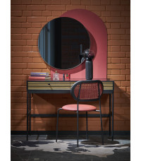 PATINA lustro ścienne, czarny (1p1szt)