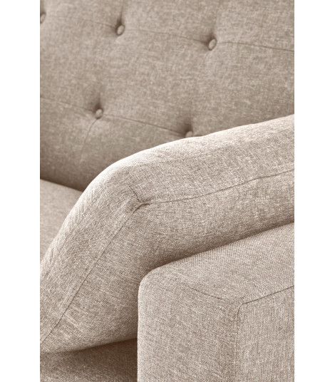 PAULINIO sofa rozkładana, beżowy (2p1szt)