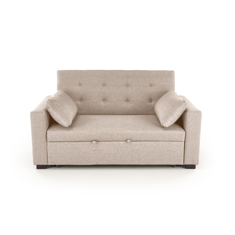 PAULINIO sofa rozkładana, beżowy (2p1szt)