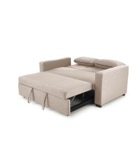 PAULINIO sofa rozkładana, beżowy (2p1szt)