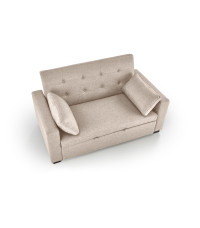 PAULINIO sofa rozkładana, beżowy (2p1szt)