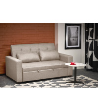 PAULINIO sofa rozkładana, beżowy (2p1szt)
