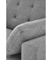 PAULINIO sofa rozkładana, popielaty (2p1szt)