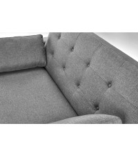 PAULINIO sofa rozkładana, popielaty (2p1szt)
